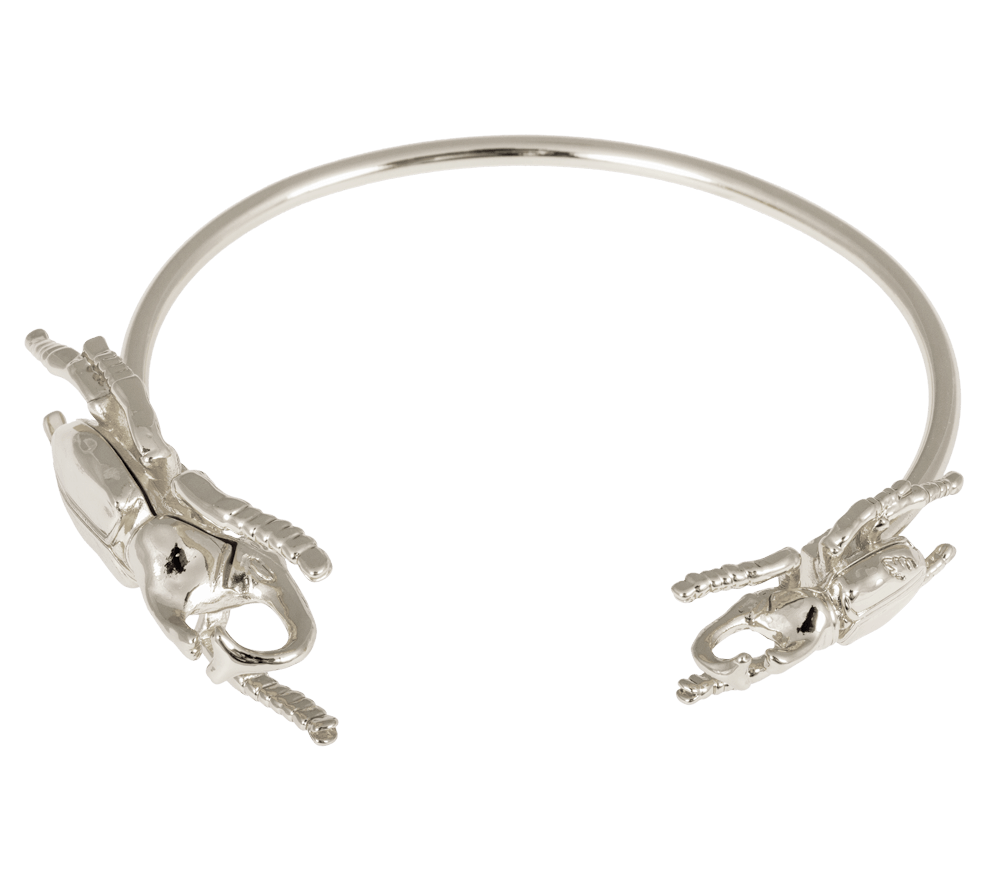 IOAKU-Beetle-cuff-silver