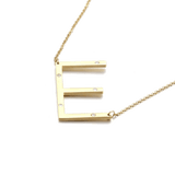 IOAKU-Letter-Necklace-E-Gold