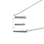 IOAKU-Letter-Necklace-E-Silver