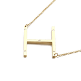 IOAKU-Letter-Necklace-H-Gold