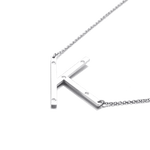IOAKU-Letter-Necklace-K-Silver