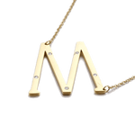 IOAKU-Letter-Necklace-M-Gold