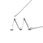 IOAKU-Letter-Necklace-M-Silver