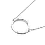 IOAKU-Letter-Necklace-O-Silver