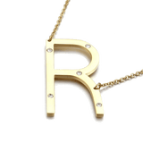 IOAKU-Letter-Necklace-R-Gold