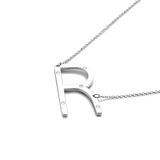 IOAKU-Letter-Necklace-R-Silver