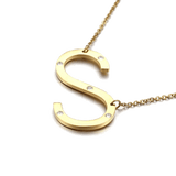 IOAKU-Letter-Necklace-S-Gold