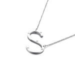 IOAKU-Letter-Necklace-S-Silver