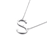 IOAKU-Letter-Necklace-S-Silver