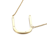 IOAKU-Letter-Necklace-U-Gold