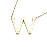 IOAKU-Letter-Necklace-W-Gold