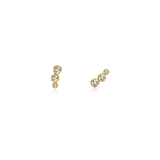 TRIO CRYSTAL STUDS