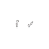 TRIO CRYSTAL STUDS