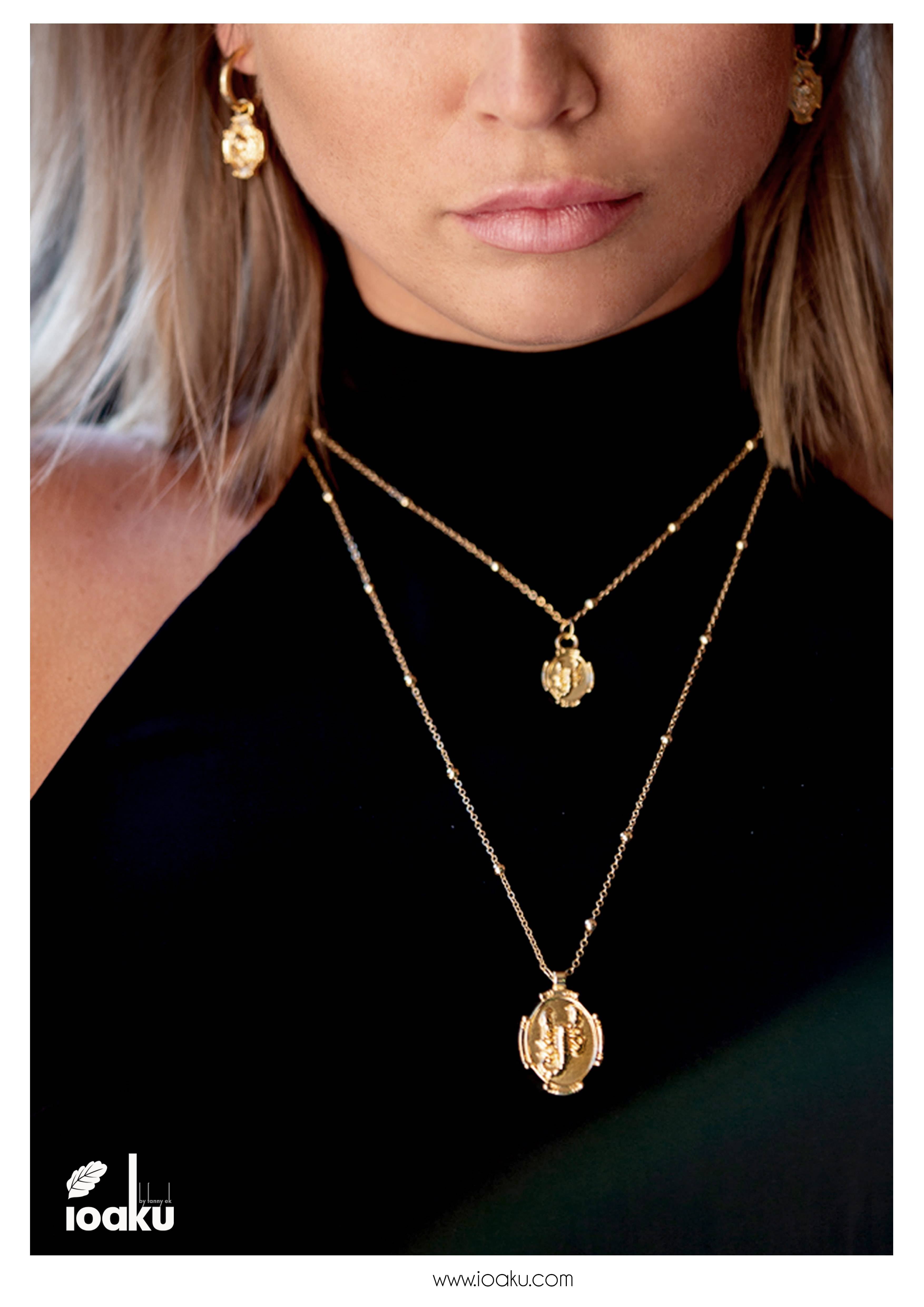 IOAKU-Necklace-twin-Spirit-Animal-jaguar-silver