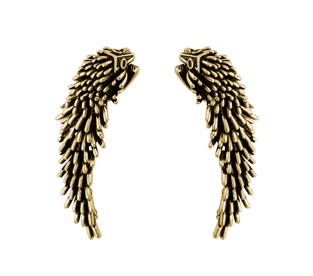 IOAKU Earrings Hedgehog Gold