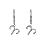 Zodiac Sparkle Micro Hoop