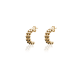 BERRY DOUBLE LOOP EARRINGS