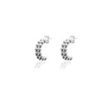 BERRY DOUBLE LOOP EARRINGS