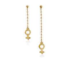 FEMALE SYMBOL EARRINGS