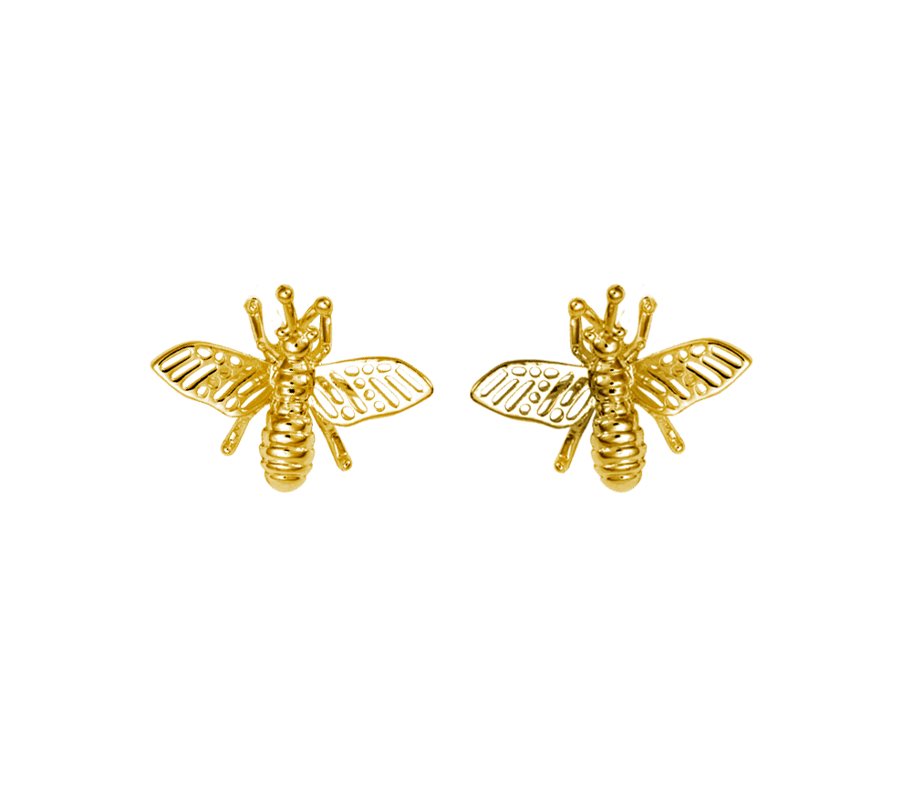 IOAKU Earrings Stud Insect Gold