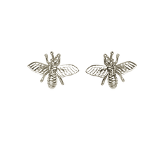 IOAKU Earrings Stud Insect Silver