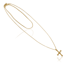 IOAKU-necklace-cross-gold-overview