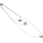IOAKU necklace globe multifunctiolnal silver