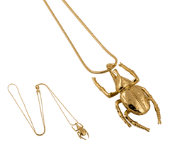 IOAKU Necklace Mini Beetle Gold