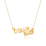 STATEMENT QUOTE MINI HALSBAND - DREAM BIRD