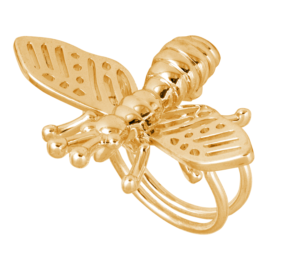 IOAKU Ring Insect Gold