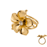 IOAKU Ring La Fleur Gold