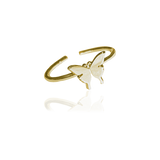 BUTTERFLY METAL RING