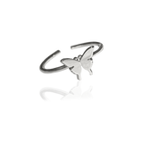 BUTTERFLY METAL RING