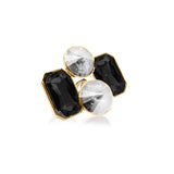 IOAKU X ZAEK STUDIO - STUDIO RING Vit & Svart