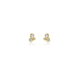 CRYSTAL TRIPLET STUDS ÖRHÄNGEN