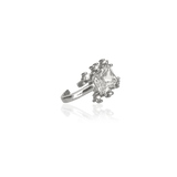 SQUARED SUNSHINE RING White