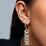 STATEMENT HOOP EARRINGS - QUEEN