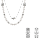 BAROQUE LACE Loop Örhängen + Halsband Set