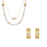 BAROQUE LACE Loop Örhängen + Halsband Set