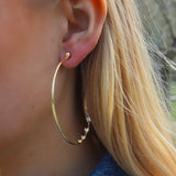 ELEGANT CRYSTAL HOOP