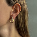 ENCIRCLE HOOP ÖRHÄNGEN Gold