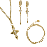 ETERNAL FAITH Set with hoop örhängen