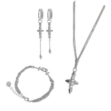 ETERNAL FAITH Set with hoop örhängen
