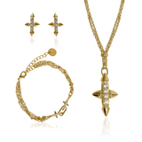 ETERNAL FAITH Set with stud örhängen