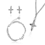 ETERNAL FAITH Set with stud örhängen