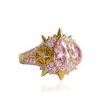 ELECKTRA SPARKLE MULTI RING - Rosa