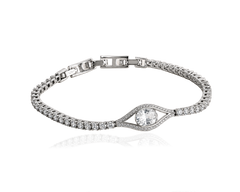 ELECKTRA SPARKLE EYE Armband - Vit