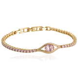 ELECKTRA SPARKLE EYE Armband - Rosa