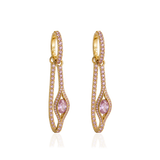 ELECKTRA SPARKLE EYE HOOP Örhängen - Rosa