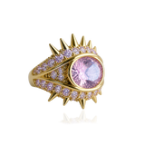 ELECKTRA SPARKLE EYE RING - Rosa